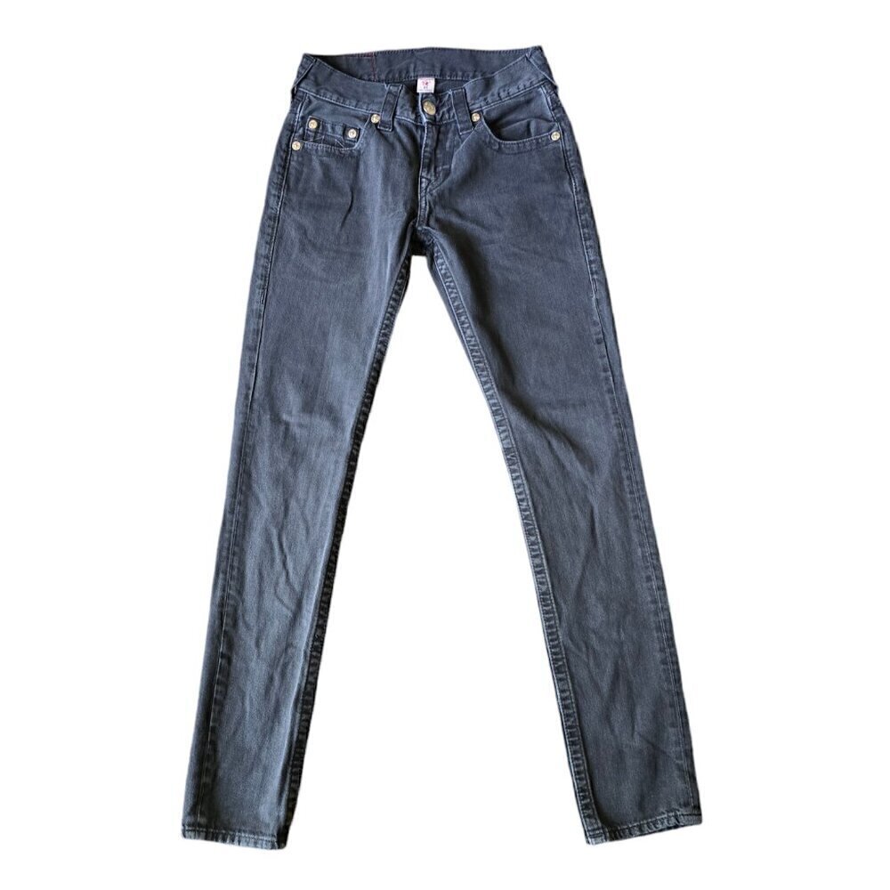 True Religion Made In USA Skinny-Casual Slim-Blue denim Jeans. Size 27